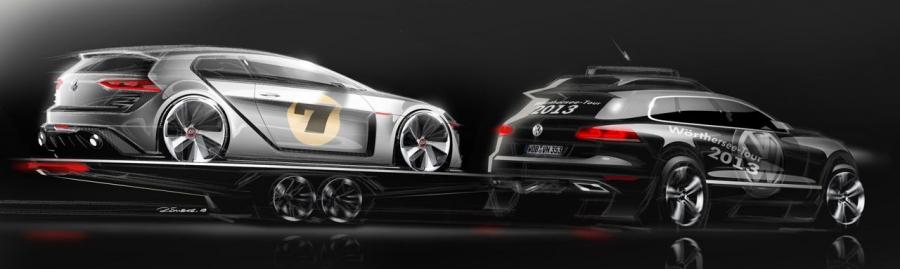  Volkswagen Golf Design Vision GTi 2013 года  (фото 8 из 25)